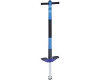 Merkloos Relaxdays Pogo Stick - Kinderen - Max. 35 kg - RVS - Antislip - Blauw