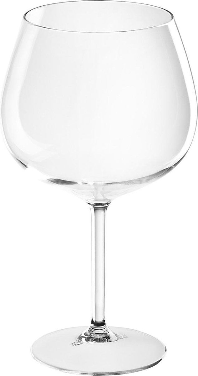Santex Gin tonic ballon glazen 860 ml - 4 stuks - Transparant - Onbreekbaar kunststof
