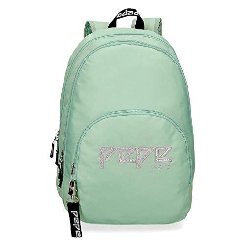 Pepe Jeans rugzak, Celeste Y Blanco, 44 cm, Verstelbare rugzak