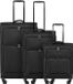 Epic Dynamo 4 wielen Kofferset 3-delig - Zachte bagage - TSA slot - black