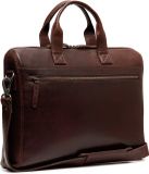 The Chesterfield Brand Levanto Waxed Pull Up Laptoptas - 14" - Bruin