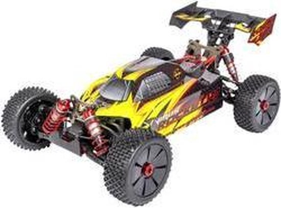 Carson 500409072 Virus Rocket 120 6S 2.4G 100% RTR, afstandsbediening auto, RC-voertuig, geel|zwart