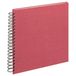 walther design fotoalbum donkerrood 26 x 26 cm linnen, 6SL2626C20Y