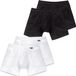 Schiesser Retro Boxer Authentic Heren Zwart/Wit Effen 4 Stuks