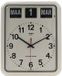 Twemco Dementieklok | Seniorenklok | Kalenderklok | Model: BQ-12A | Kleur: Wit | Nederlandstalig