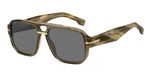 Hugo Boss BOSS 1718/S Bruin 57/15/150 Heren Zonnebrillen