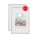 walther design Fotolijst New Lifestyle, Lijst Dubbelpak 10x15 cm, zilver, KV015SD