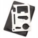 Verk carte multi-outils de survie 11 en 1 en acier inoxydable