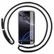 Transparante iPhone Transparante beschermhoes voor iPhone 16 Pro (6,3 inch), met zwart koord
