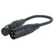 DAP-Audio FLA37 – XLR 3P männlich auf XLR 5P weiblich, 25 cm