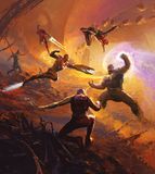 Komar Fotobehang - Avengers Epic Battle Titan 250x280cm - Vliesbehang