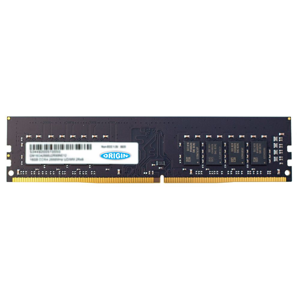Origin Storage 16GB DDR4 2666Mhz UDIMM ECC Memory Module