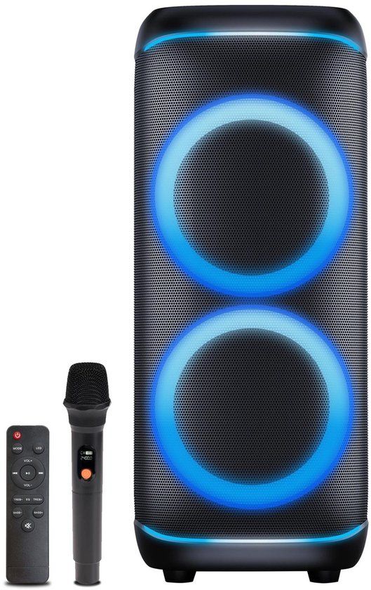 Denver BPS470 Bluetooth Party Speaker met Discolichten en Microfoon