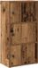 vidaXL Boekenkast - 40x24x77 cm - Bewerkt Hout - Oud Houtkleurig