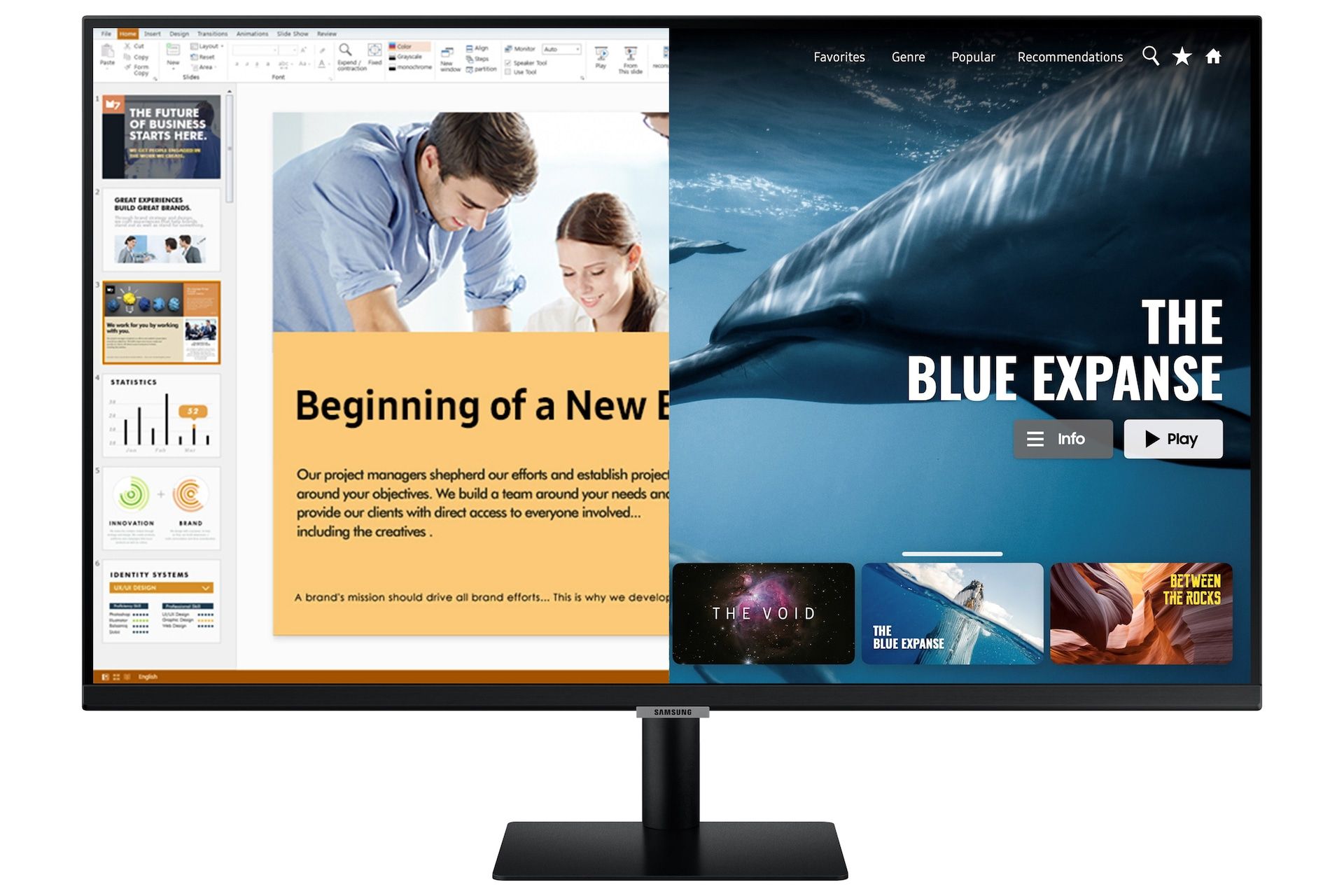 Samsung Smart Monitor M5 27-inch Full HD VA Zwart