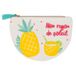 Draeger Paris Mon Rayon de Soleil Portemonnee, 100% katoen, met ritssluiting en pompon, 12 x 9,5 cm