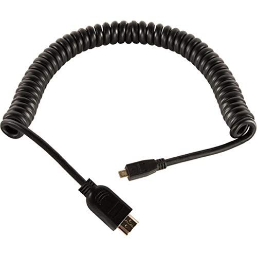 HangTon Micro HDMI naar HDMI Spiraalvormige Kabel - 4ft