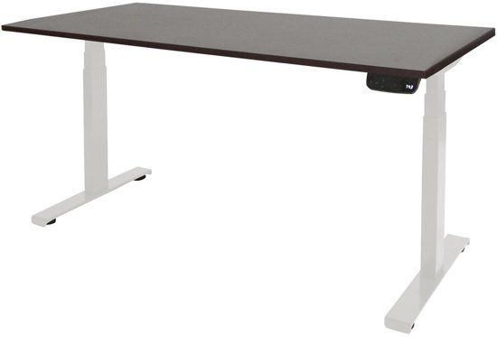 Schaffenburg Zit Sta Bureau - T-poot Elek 180x90 logan - wit frame