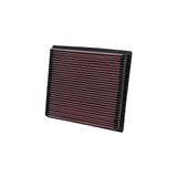 K&N 33-2056 Motorluchtfilter: hoog vermogen, premium, wasbaar, vervangingsfilter, meer capaciteit, 1994-2002 (Ram 2500, Ram 3500)
