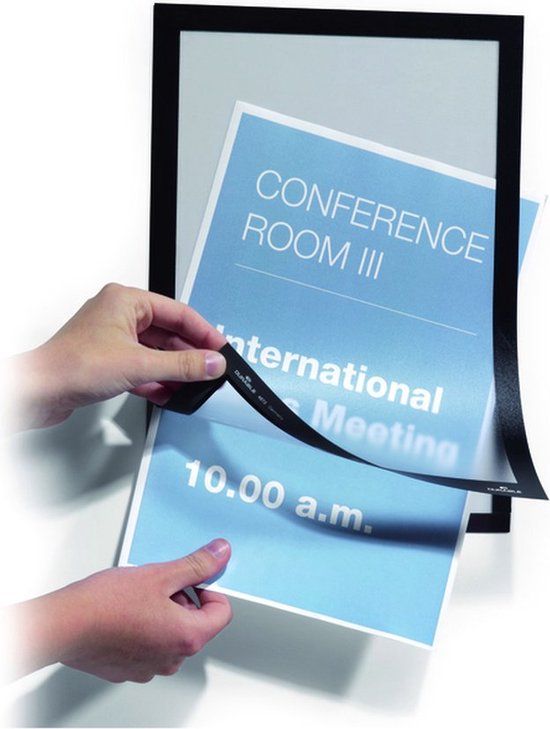 Magnetisch A3 Frame - Zwart - Voor Info, Bulletin, Nieuws