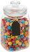 5Five luxe voorraadpot Candyman - snoeppot - glas - met deksel - 2 liter - voorraadpot - bewaarpot - 14 x 20 cm
