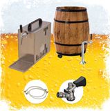ich-zapfe BARRIQUE-Biertap mobiele bier bar, complete set, 5 Liter Adapter