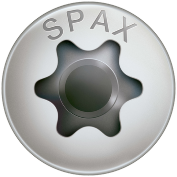 Spax R.v.s. schroef - 4 x 45 mm - 200 stuks - volledig schroefdraad - lenskop - T-STAR plus T20 - 4CUT - roestvast staal A2 - 0627000400453