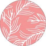 Bonateks Ronde digitaal bedrukte muismat, antislip onderkant, voor kantoor en thuis, diameter: 22 cm