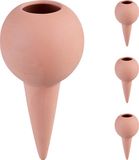 Merkloos Relaxdays Waterdruppelaar Keramiek - Set van 4 - Terracotta