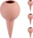 Merkloos Relaxdays Waterdruppelaar Keramiek - Set van 4 - Terracotta