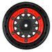1/10 Raid 1/10 Raid Bead-Loc Fr/Rr 2.2"/3.0" 12 & 14mm SC Wielen (2) Rood/Zwart
