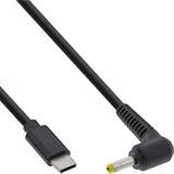 InLine 26675 USB C naar EIAJ-02 (4.0 mm, 1.7 mm) Zwart 2 m