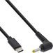 InLine 26675 USB C naar EIAJ-02 (4.0 mm, 1.7 mm) Zwart 2 m
