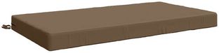 vidaXL - Zitkussen - SOEST - 100% Polyester - Taupe - 120 x 60 x 10 cm