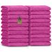 NatureMark – Gastendoekjes, 20 stuks (30x50 cm), 100% katoen, OEKO-TEX gecertificeerd, zacht, absorberend en gemakkelijk te onderhouden – Voor badkamer, gasten en spa - Roze