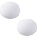 Sygonix SY-7066118 Tampon de porte blanc 45 mm 15 mm