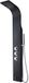 Leoni Santi Panneau de douche - Colonne de douche - Colonne de douche - 160x20cm - Thermostatique - Acier inoxydable - Noir