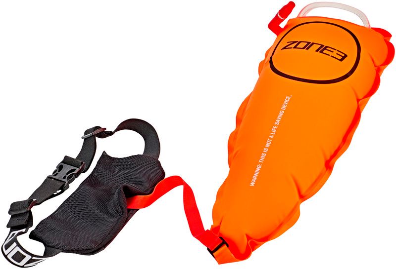 Zone3 Swim Safety Belt with Tow Float Pouch, orange