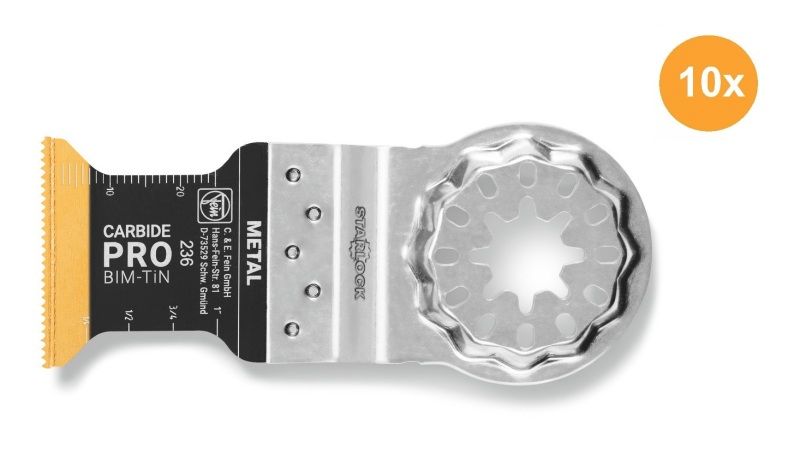 Fein E-Cut Carbide Pro Zaagblad (10st) - 35 x 45 mm