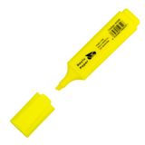 RAYLU PAPER Fluorescerende markeerstift met afgeschuinde punt, fluorescerende marker met lijnbreedte van 2-5 mm, fluorescerende marker voor organisatie (1, geel)