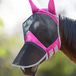 Harrison Howard CareMaster Pro Lichtgevend paardenvliegmasker, grote oogruimte, lange neus met oren, UV-bescherming voor paardenflamingo (L; volledige grootte)