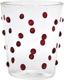 Zafferano Party Water glazen - Rood - 6 Stuks