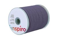 Katoenen INNSPIRO Fijn paars gewaxt katoenen koord 0,5 mm. 100 m.