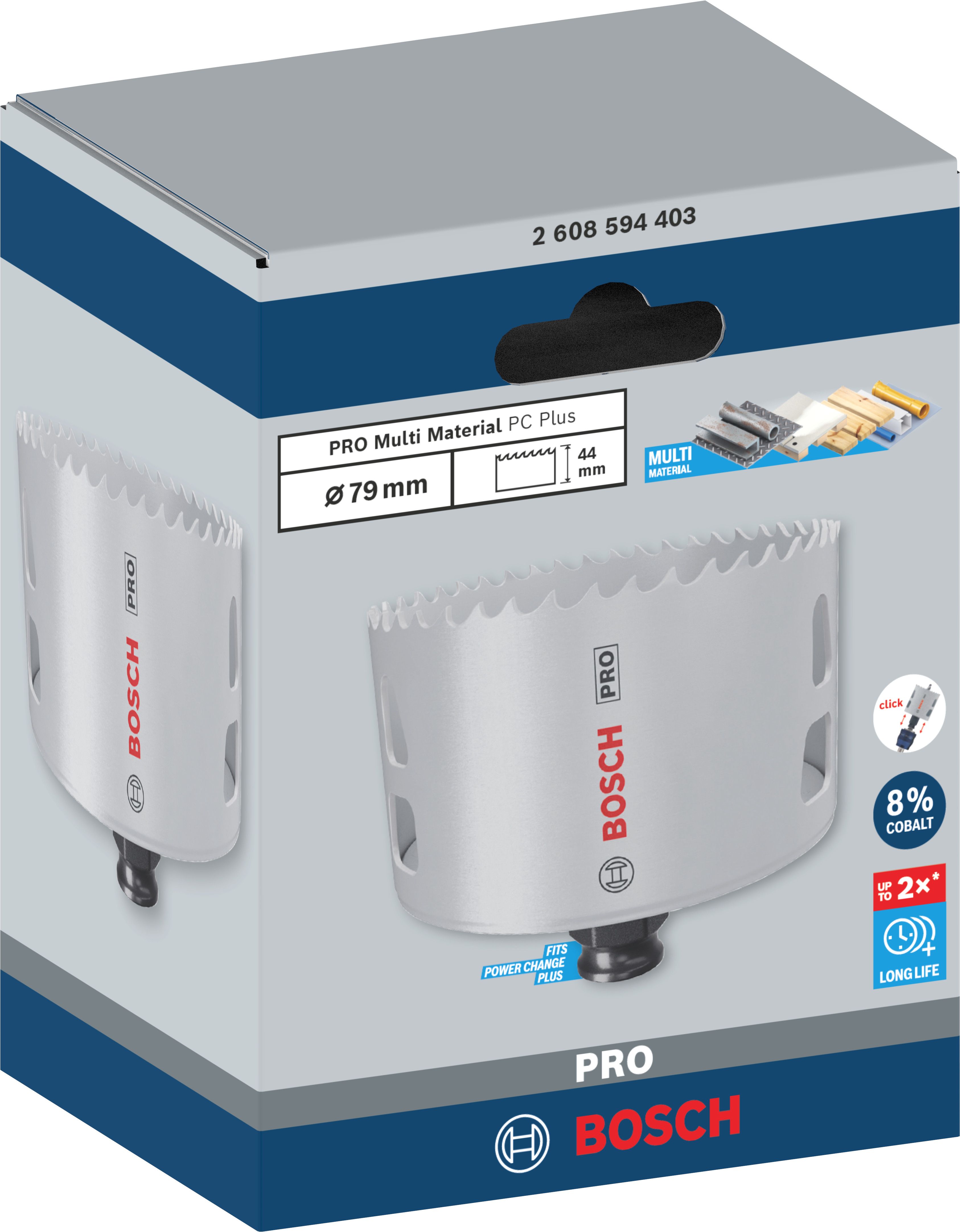 Bosch Accessoires PRO Multi Material PC Plus gatzaag | 79 mm - 2608594403