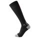 Liiteguard Merino Shin-Tech Grip Running Sock, noir
