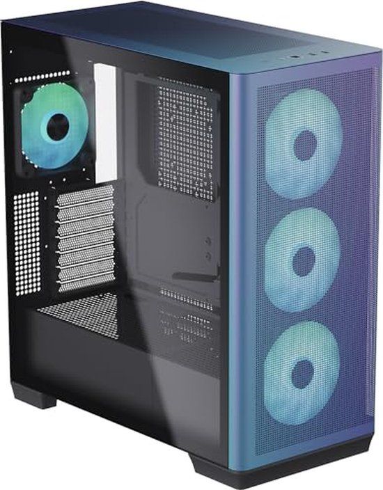 APNX C1 Midi-Tower ATX-Behuizing, Tempered Glass - ChromaFlair