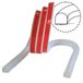 Profilé de douche en silicone 80 cm, 10 mm x 10 mm, souple, flexible, auto-adhésif, étanche, profilé de porte de douche pour douche