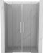 Mexen Rox porte de douche coulissante 150 cm, verre transparent, blanc