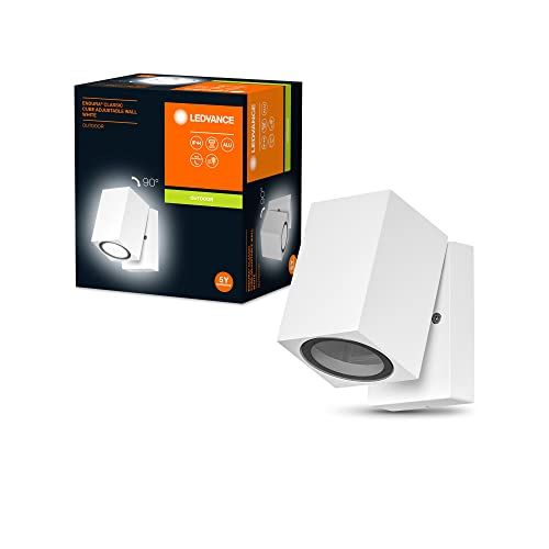 Ledvance ENDURA Classic Cube ADJ WALL buitenwandlamp - wit - GU10