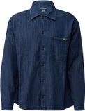 s.Oliver - Heren - Denim Overshirt van Linnenmix - Blauw - Maat L